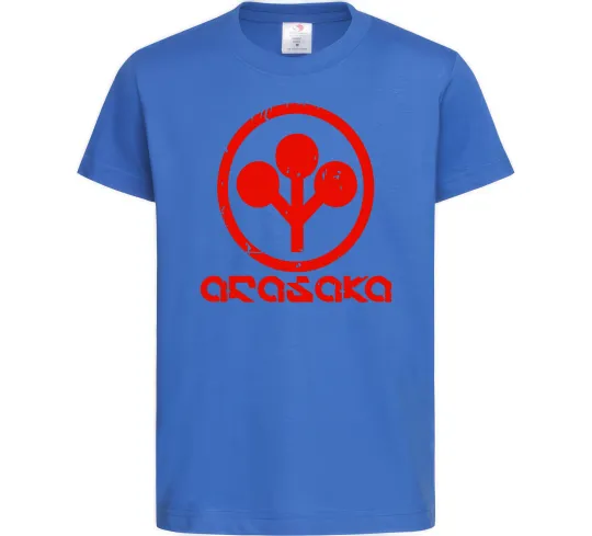 Дитяча футболка Cyberpunk Arasaka Яскраво-синій фото