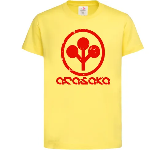 Дитяча футболка Cyberpunk Arasaka Лимонний фото