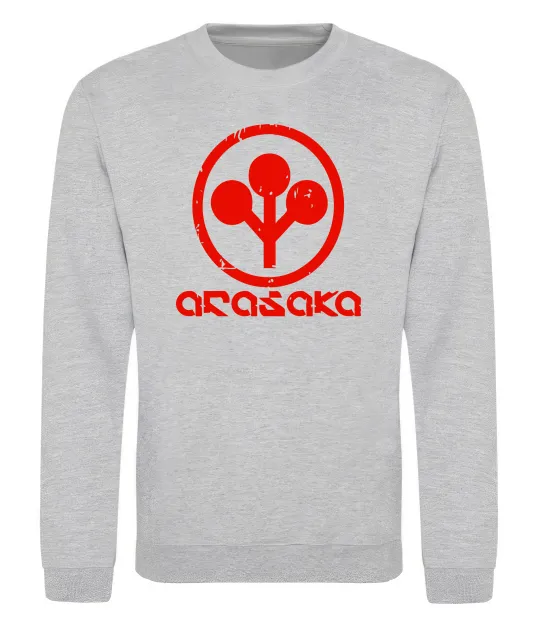 Світшот Cyberpunk Arasaka Сірий меланж фото