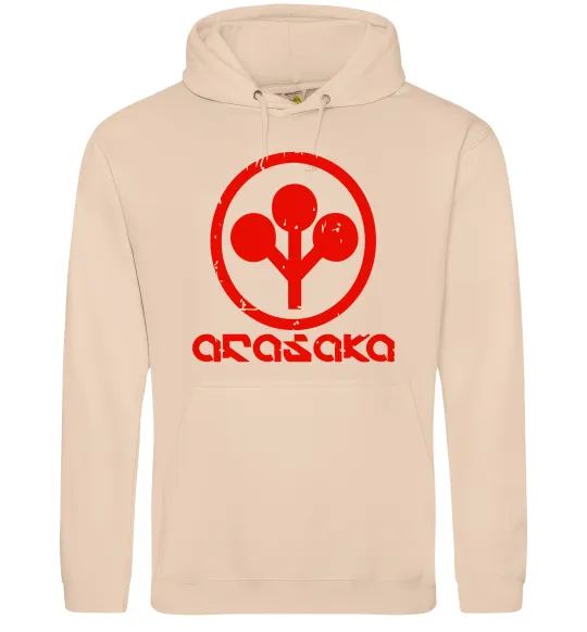 Жіноча толстовка (худі) Cyberpunk Arasaka Пісочний фото