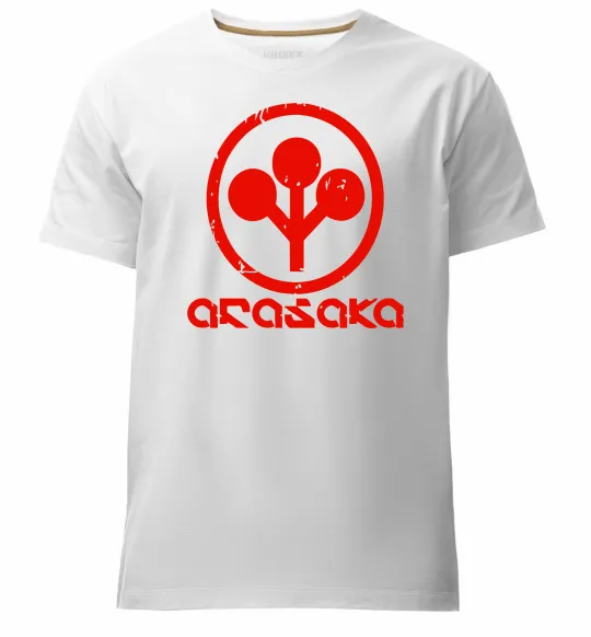 Чоловіча преміум футболка Cyberpunk Arasaka Білий фото