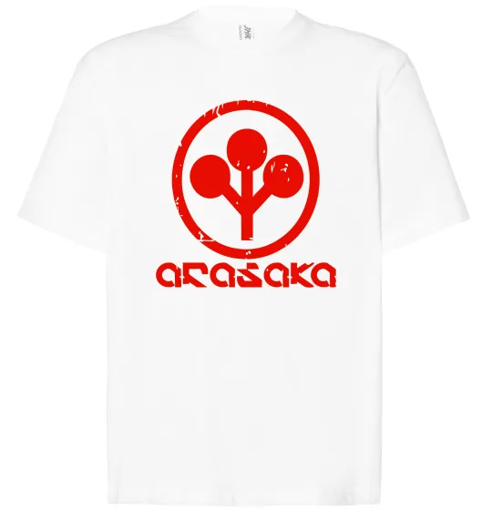 Футболка Оверсайз Cyberpunk Arasaka Білий фото