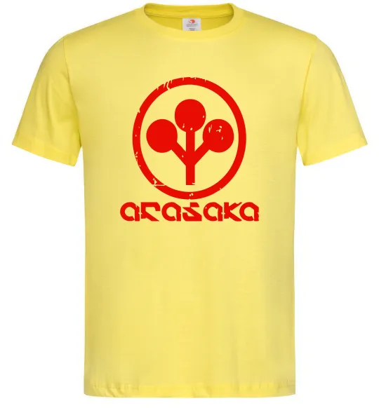 Чоловіча футболка Cyberpunk Arasaka Лимонний фото