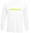 Лонгслив Cyberpunk2077 logo Белый фото