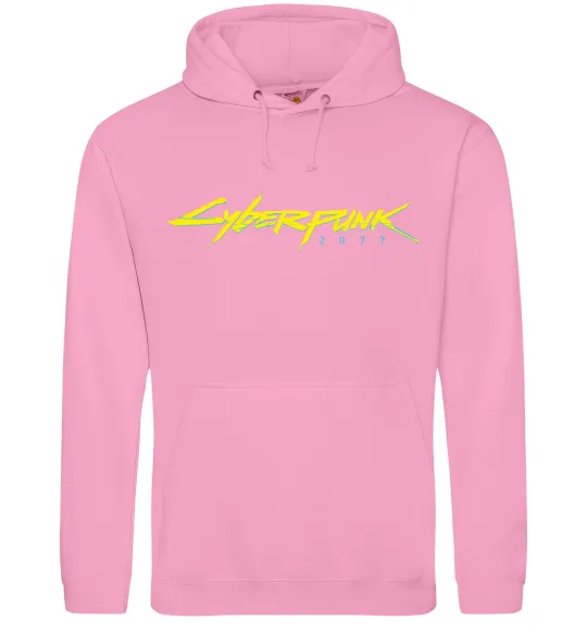 Женская толстовка (худи) Cyberpunk2077 logo Розовый фото
