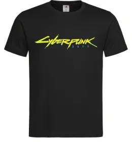 Мужская футболка Cyberpunk scetch Черный фото