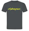 Мужская футболка Cyberpunk2077 logo Графит фото