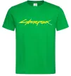 Мужская футболка Cyberpunk2077 logo Зеленый фото