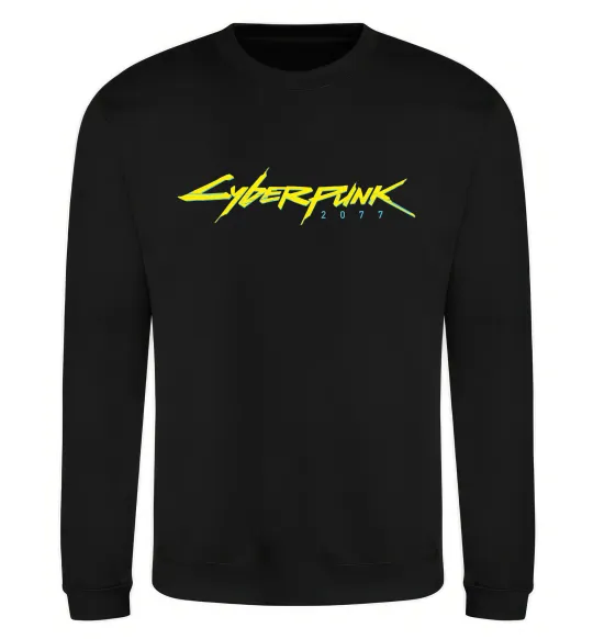 Свитшот Cyberpunk2077 logo Черный фото