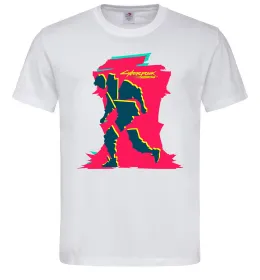 Мужская футболка Cyberpunk scetch Черный фото