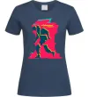 Жіноча футболка Cyberpunk edgerunners Темно-синій фото