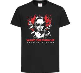 Детская футболка Cyberpunk Johnny Silver Черный фото