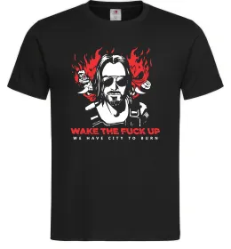 Мужская футболка Cyberpunk scetch Черный фото