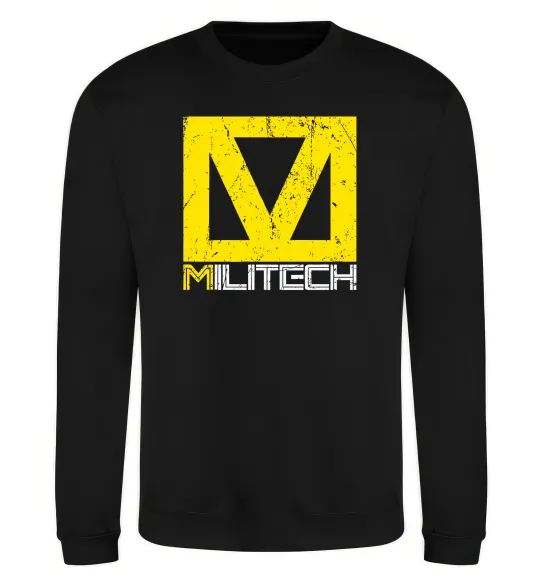 Свитшот Cyberpunk Militech Черный фото