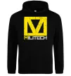 Женская толстовка (худи) Cyberpunk Militech Черный фото