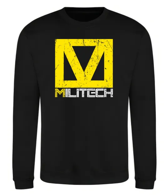 Свитшот Cyberpunk Militech Черный фото