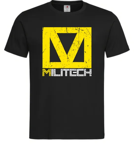 Мужская футболка Cyberpunk Militech Черный фото