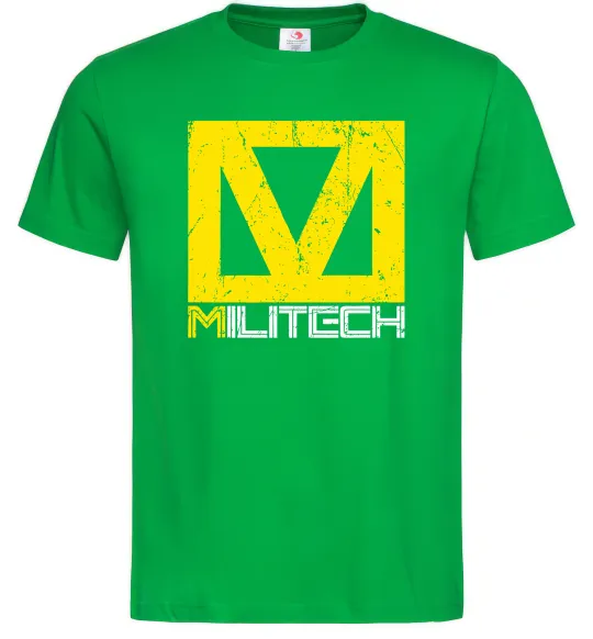 Мужская футболка Cyberpunk Militech Зеленый фото