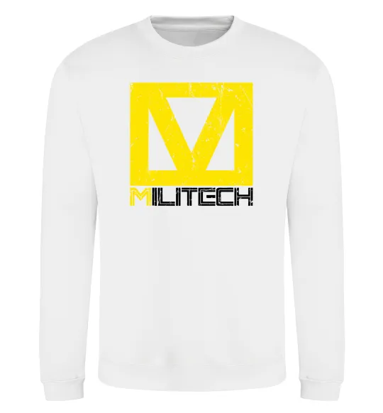 Свитшот Cyberpunk Militech Белый фото