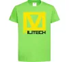 Детская футболка Cyberpunk Militech Лаймовый фото