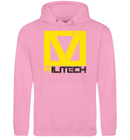 Женская толстовка (худи) Cyberpunk Militech Розовый фото