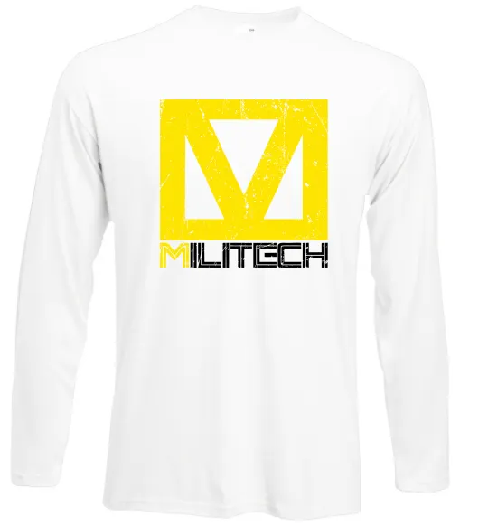 Лонгслив Cyberpunk Militech Белый фото