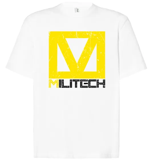 Футболка Оверсайз Cyberpunk Militech Белый фото