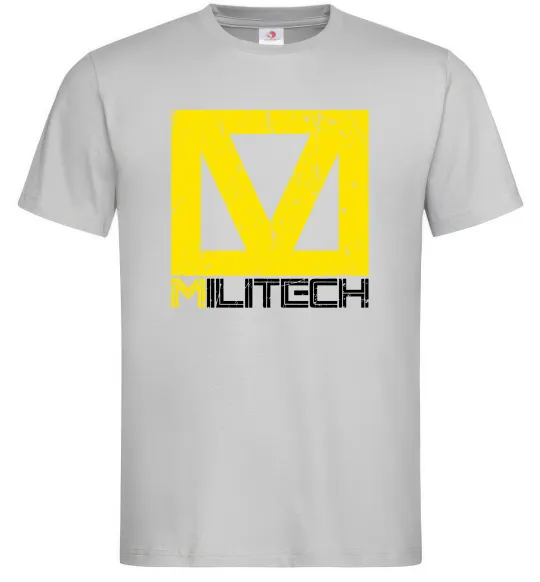 Мужская футболка Cyberpunk Militech Серый фото