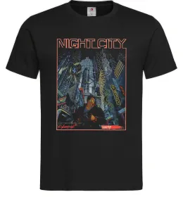 Мужская футболка Cyberpunk scetch Черный фото