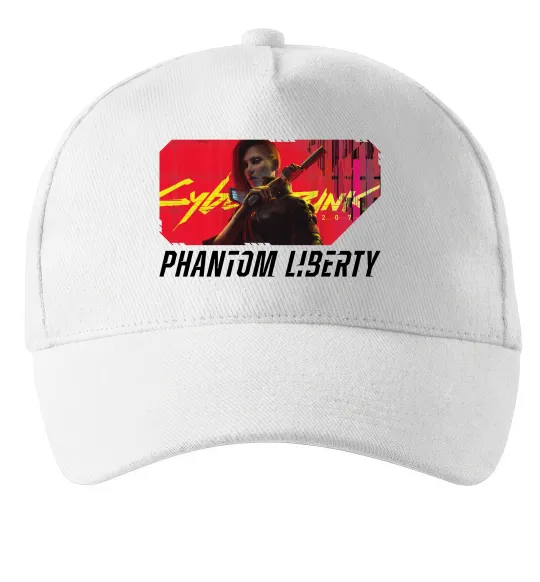 Кепка Cyberpunk Phantom Liberty Белый фото