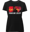 Женская премиум футболка Cyberpunk Phantom Liberty Черный фото