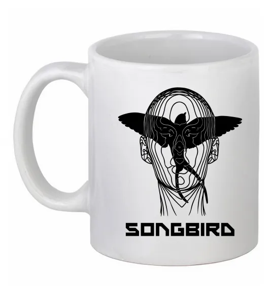 Чашка керамическая Cyberpunk songbird Белый фото