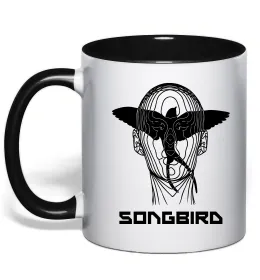 Чашка с цветной ручкой