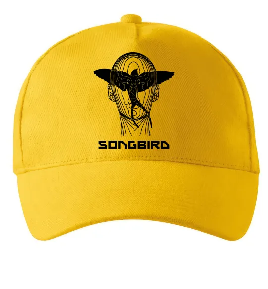 Кепка Cyberpunk songbird Солнечно желтый фото