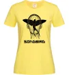 Жіноча футболка Cyberpunk songbird Лимонний фото