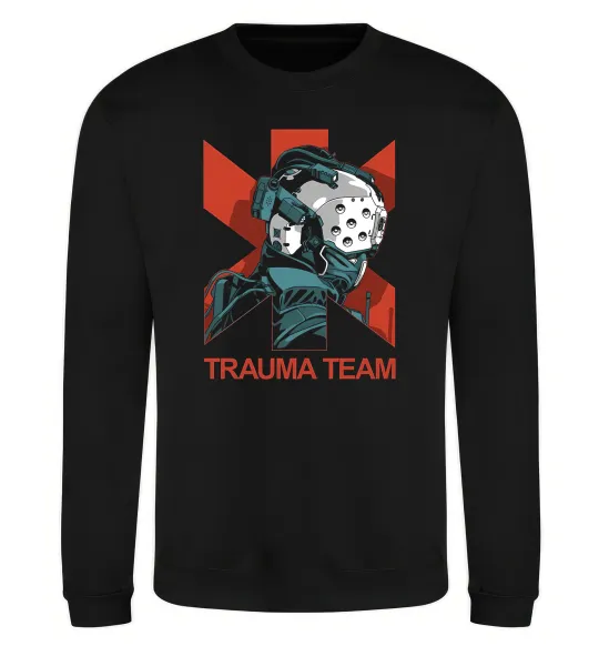 Свитшот Trauma team Черный фото
