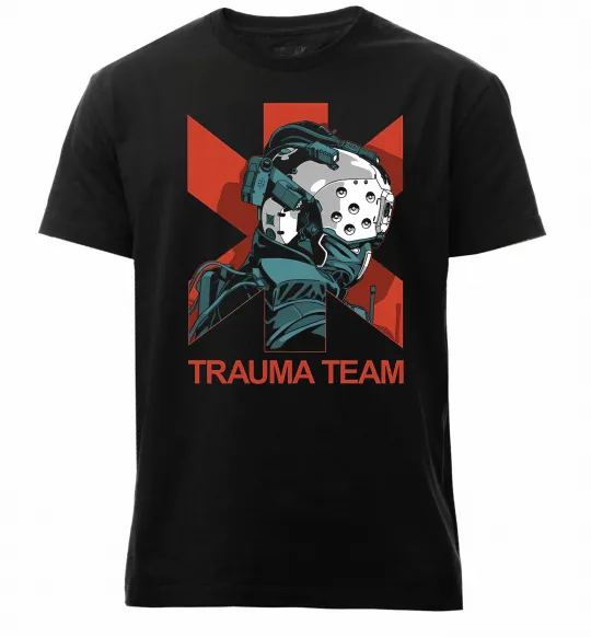 Мужская премиум футболка Trauma team Черный фото