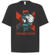 Футболка Оверсайз Trauma team Чорний фото