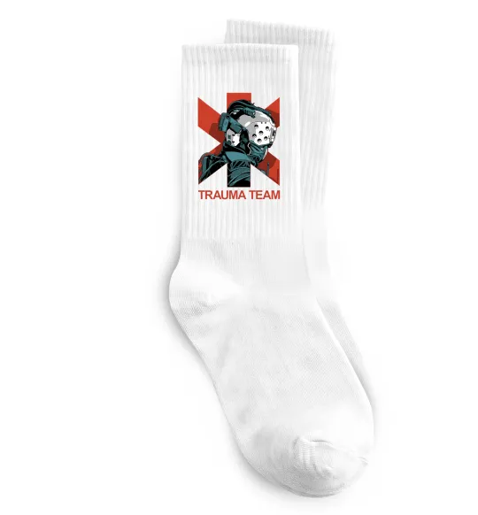 Носки Trauma team Белый фото