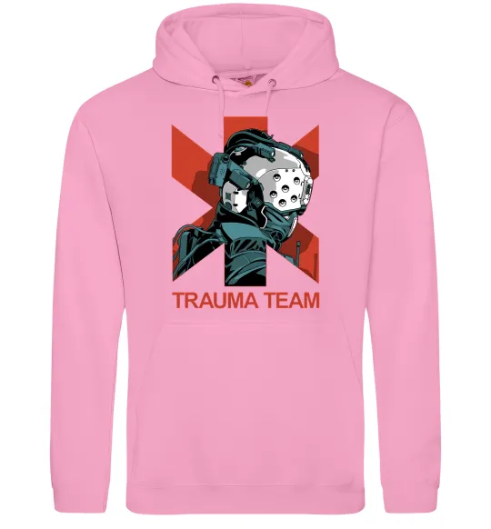 Чоловіча толстовка (худі) Trauma team Рожевий фото