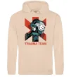 Чоловіча толстовка (худі) Trauma team Пісочний фото
