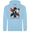 Чоловіча толстовка (худі) Trauma team Блакитний фото
