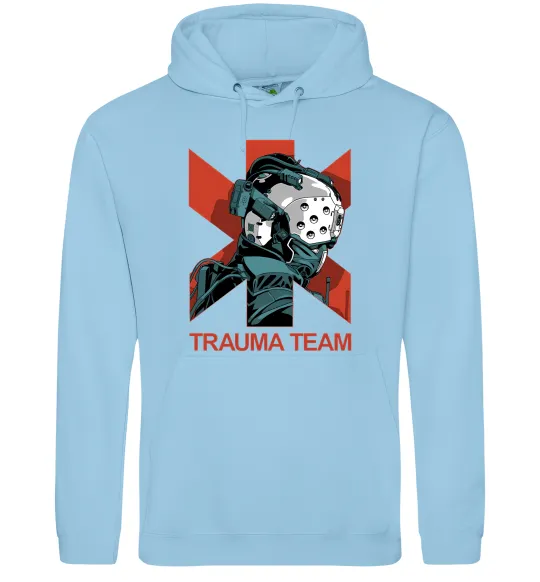 Жіноча толстовка (худі) Trauma team Блакитний фото