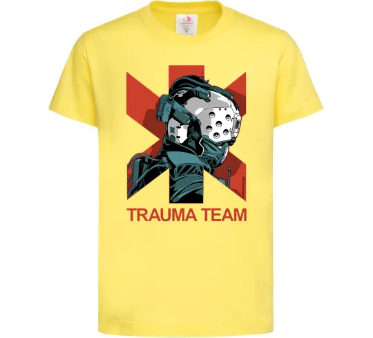 Дитяча футболка Trauma team Лимонний фото