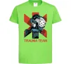 Дитяча футболка Trauma team Лаймовий фото