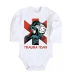 Дитячий бодік Trauma team Білий фото