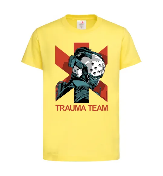 Дитяча футболка Trauma team Лимонний фото