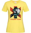 Женская футболка Trauma team Лимонный фото