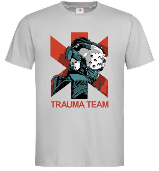 Мужская футболка Trauma team Серый фото