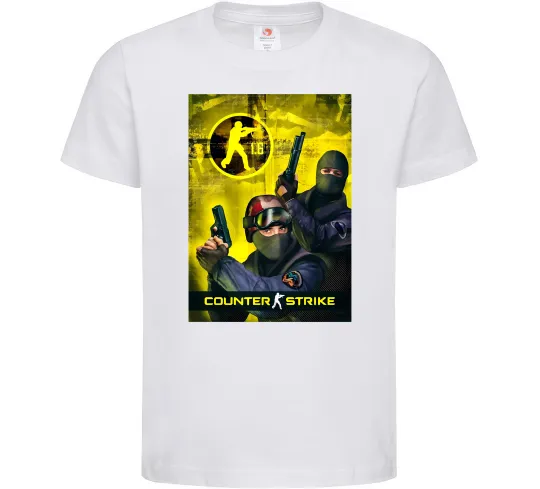 Детская футболка CS 1.6 Белый фото